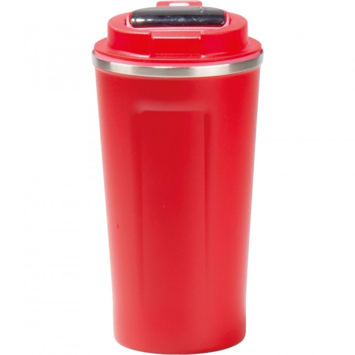 Kırmızı 500 ml Dijital Isı Göstergeli Kapaklı Lazer Logo Baskılı Kurumsal Promosyon Termos